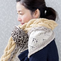 【ダウンロードレシピ】猫たちミトン