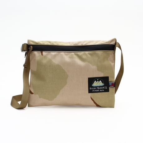 BUCK PRODUCTS Classic Musettes Bag Desert Como バックプロダクツ クラシック ミュゼットバッグ サッコシュ デザートカモ アウトドア ショルダーバッグ