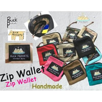BUCK PRODUCTS Zip Wallet  バックプロダクツ ハンドメイド ジップ ウォレット 財布 名刺入れ 小銭入れ カード入れ モンタナ ボーズマン アウトドア