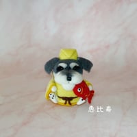 七福神　「笑う門にはシュナ来るぅ〜❣️」(恵比寿)羊毛フェルト
