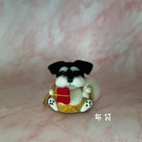 七福神　「笑う門にはシュナ来るぅ〜❣️」(布袋様)羊毛フェルト