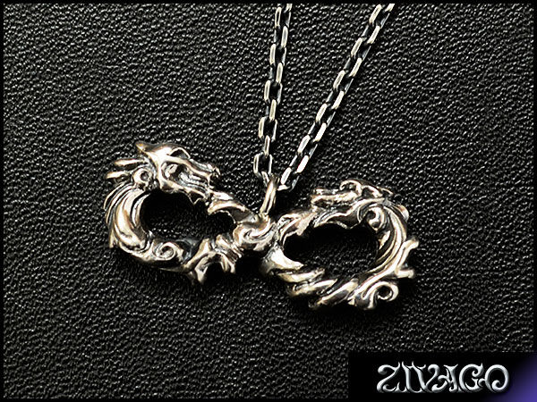 ウロボロスネックレス silver950 無限円状リング ZIVAGO zw-088 | zi