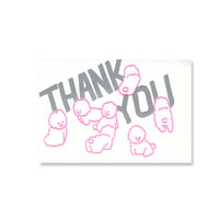 LETTERPRESS CARD 24　ビションフリーゼ