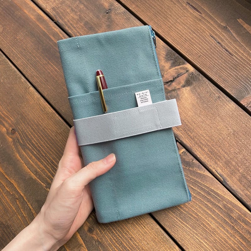 RO-BIKI NOTE CANVAS COVER ヴィンテージブルー | YAMAMOTO