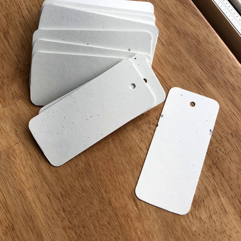 こざと夏色 紙タグ 角4丸 | YAMAMOTO PAPER