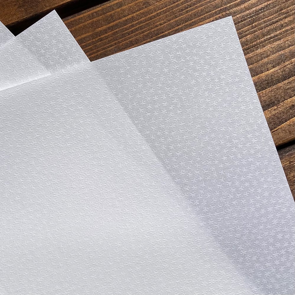 江戸小染 はな 白 A5サイズ | YAMAMOTO PAPER