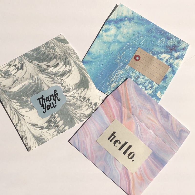 限定商品】マーブル封筒セット（ランダム） | YAMAMOTO PAPER