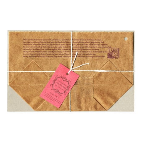 WAX PAPER MARCHE BAG  sleeping
