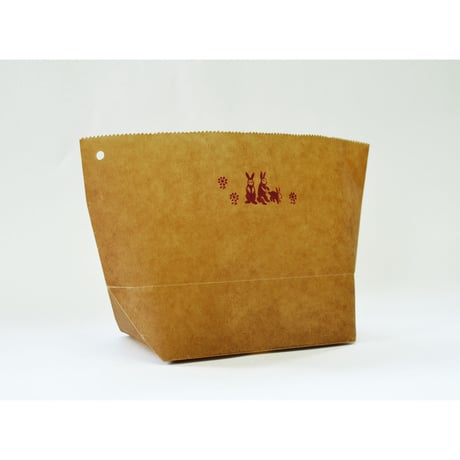 WAX PAPER MARCHE BAG  rabbit