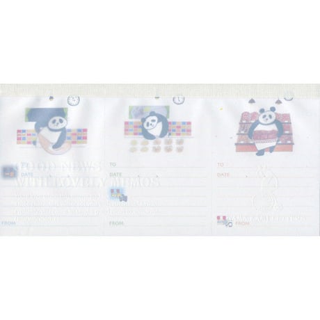 GOOD NEWS WITH LOVELY MEMOS ぱんだ ぱんや