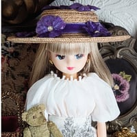 ドールサイズ　フラワーハット