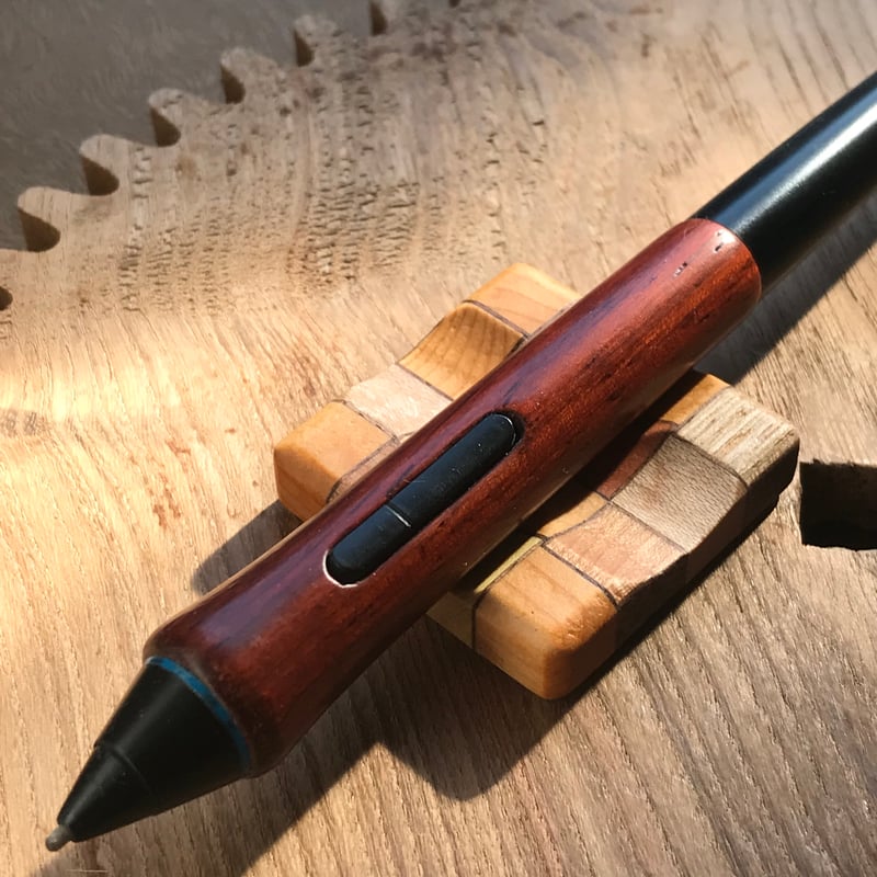 紅紫檀】 葉車堂 木製グリップ PREMIUM 紅紫檀（べにしたん） 希少樹種