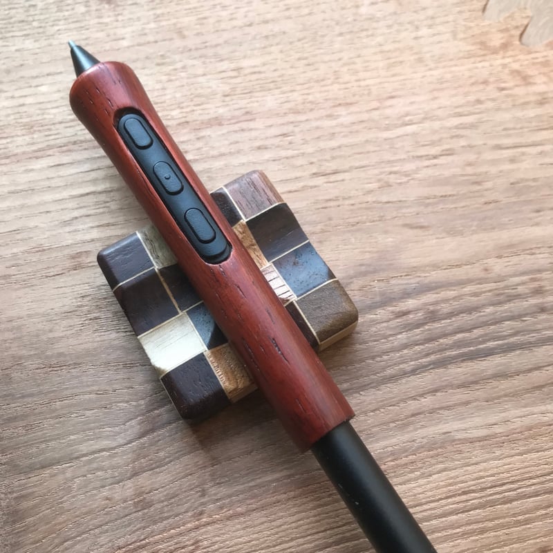 紅紫檀】 葉車堂 木製グリップ PREMIUM 紅紫檀（べにしたん） 希少樹種