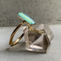 シーブルーカルセドニーのリングカフ