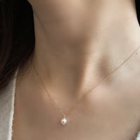 アコヤパールの1粒ネックレス