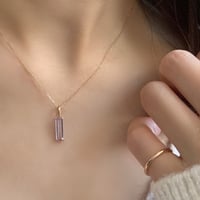 ピンクアメジストのネックレス