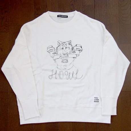 Sweat Crew Neck - HOWL -  Vanilla White