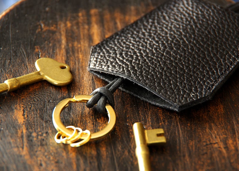 GRATIA》レザーキークロシェット 《4colors》 | KIKUCHI LEATHER