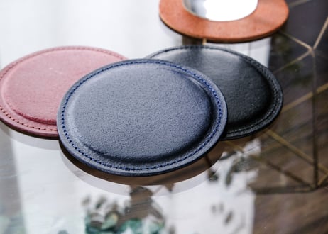 《Bridle Leather》レザーコースター《3colors》