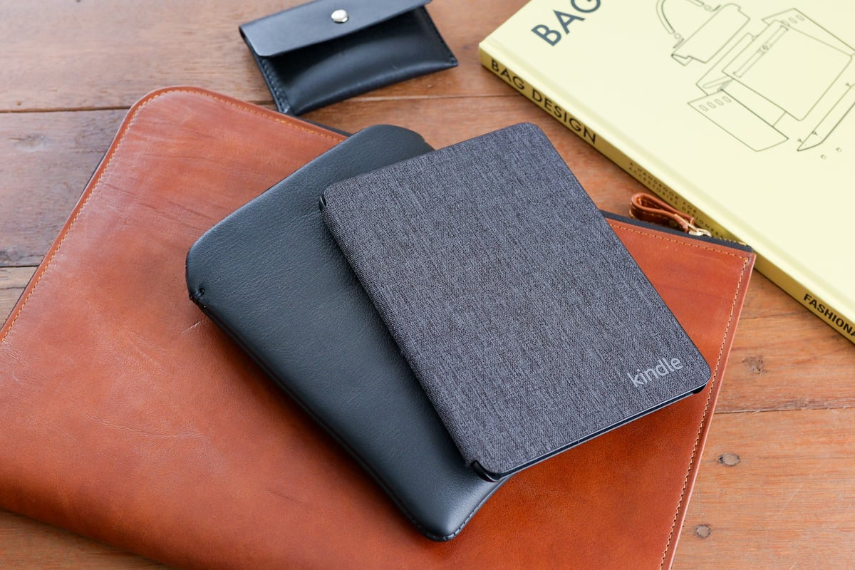 WATERPROOF LEATHER》Kindle 本革レザースリーブケース｜Kindle対