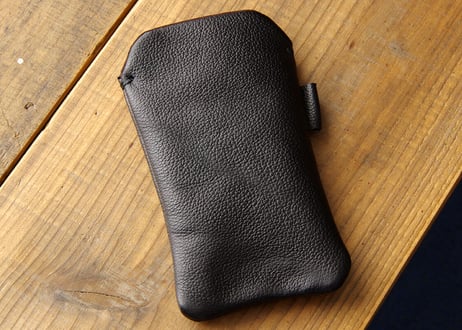 《LIONA》本革レザースリーブケース Large iPhone・Android対応（iPhone17 Pro Max / 16 Plus 等） スマホケース《5colors》