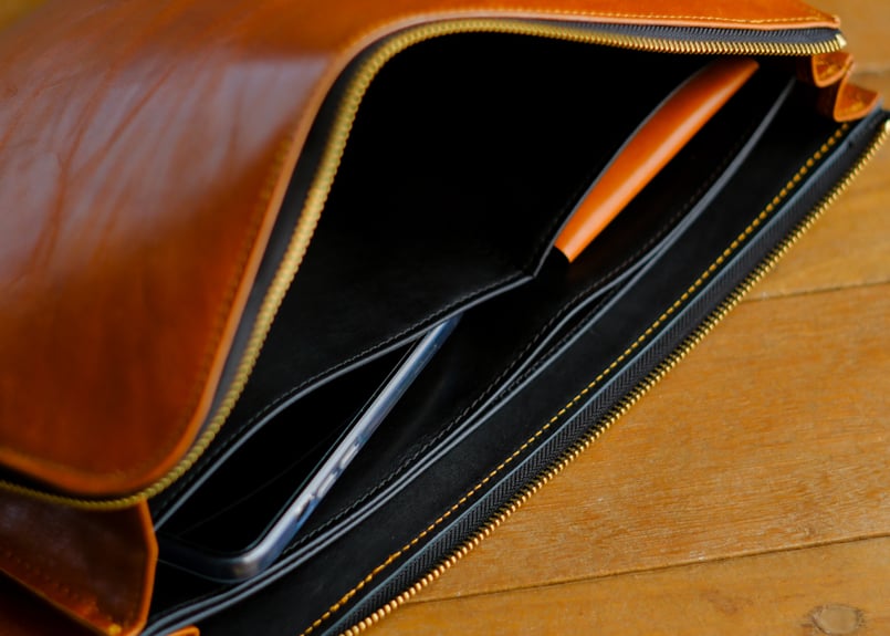 DINA》L字ファスナードキュメントケース 《2colors》 | KIKUCHI LEATHER