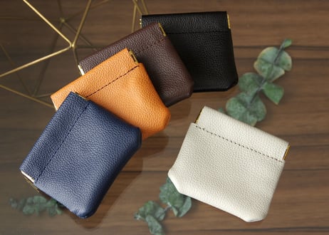 《LIONA》バネ口マルチケース《5colors》《4sizes》