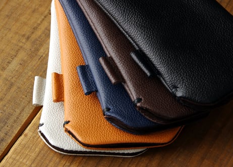 《LIONA》本革レザースリーブケース Large iPhone・Android対応（iPhone17 Pro Max / 16 Plus 等） スマホケース《5colors》