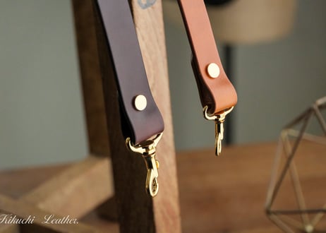 ☆O様専用カスタムオーダー品《MIYABI》レザーショルダーストラップ　キャメル