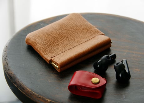 《LIONA》バネ口マルチケース《5colors》《4sizes》