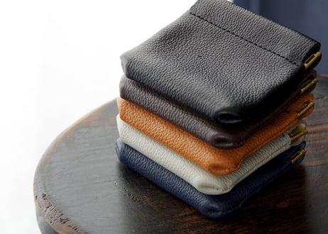 《LIONA》バネ口マルチケース《5colors》《4sizes》
