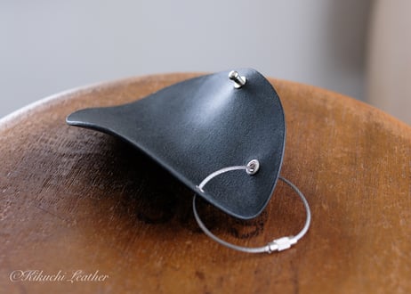 《RIVER》サークルキーケース　Black  《2sizes》《2colors》