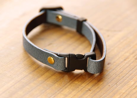 《RUSSETY》Soft leather cat collar　やさしい革の猫用首輪《5colors》