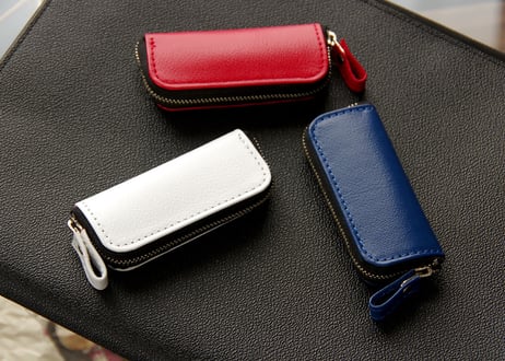 《CHLOE》◇レザー印鑑ケース　ラウンドファスナータイプ◇《8colors》