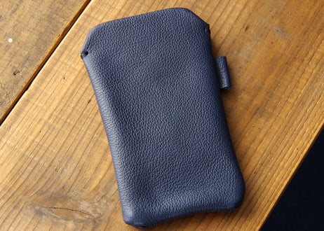 《LIONA》本革レザースリーブケース Large iPhone・Android対応（iPhone17 Pro Max / 16 Plus 等） スマホケース《5colors》