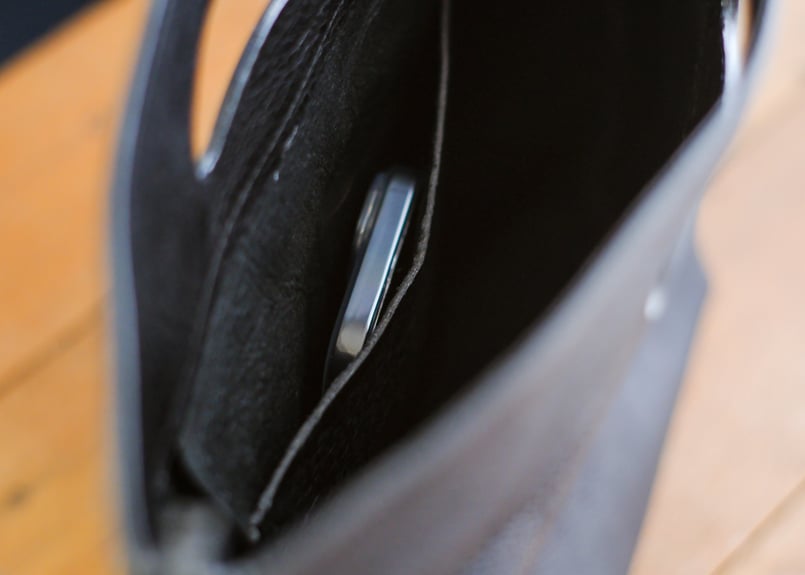 Buono》レザーハンドバッグ ブラック | KIKUCHI LEATHER