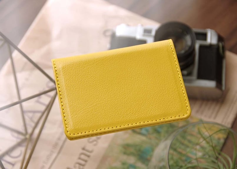 一点もの《CHLOE》二つ折りパスケース ブラック le078 | KIKUCHI LEATHER
