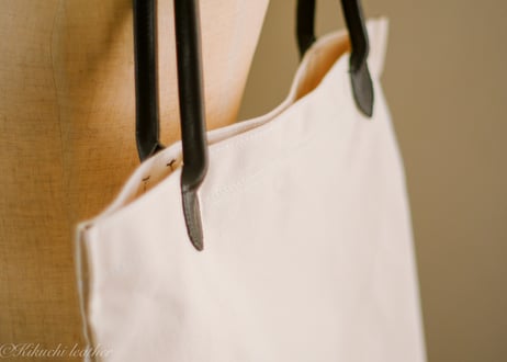 《Canvas》leather combi tote bag