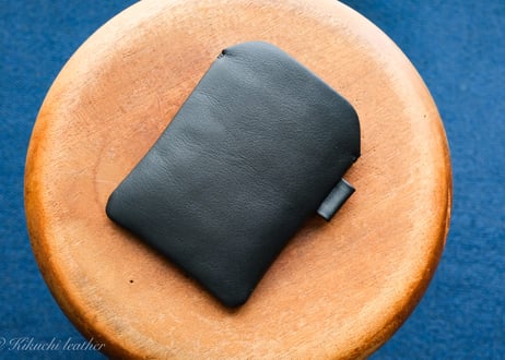 ☆O様専用カスタムオーダー品《CAVALLO》本革レザースリーブケース for iPhone Duo（iPhone Duo対応）スマホケース　ネイビー