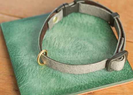 《RUSSETY》Soft leather cat collar　やさしい革の猫用首輪《5colors》