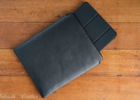 《WATERPROOF LEATHER》本革レザースリーブケース iPad 11/10.9インチ（ ブラック）