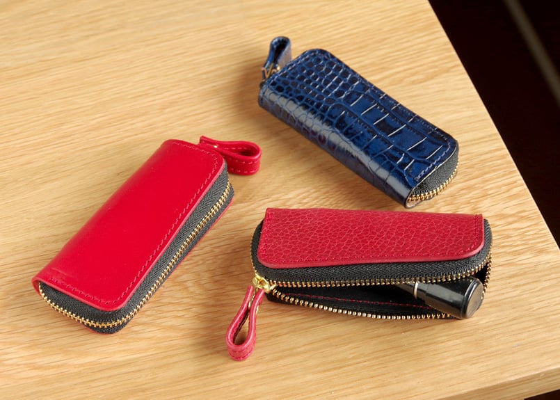 ELMO》ラウンドジップレザー印鑑ケース《3colors》 | KIKUCHI LEATHER