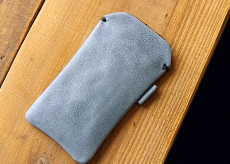 《RUSSETY》本革レザースリーブケース Large iPhone・Android対応（iPhone17 Pro Max / 16 Plus 等） スマホケース《5colors》