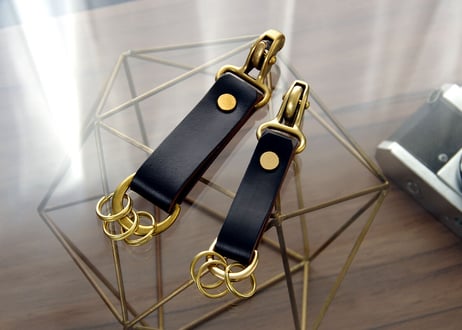 《HORWEEN CHROMEXCEL》ホーウィンクロムエクセル Brass Keyholder Small