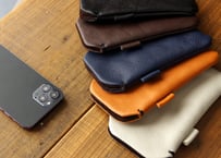 ☆N様専用カスタムオーダー☆《LIONA》レザースリーブケース Regular　iPhone・スマホケース　ネイビー
