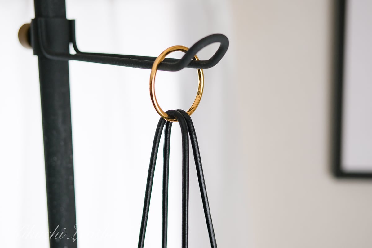 GINO》レザープラントハンガー – Minimal Leather Sling《3colo