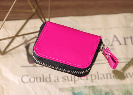 《CHLOE》ラウンドファスナー小銭入れ  スリム《8colors》