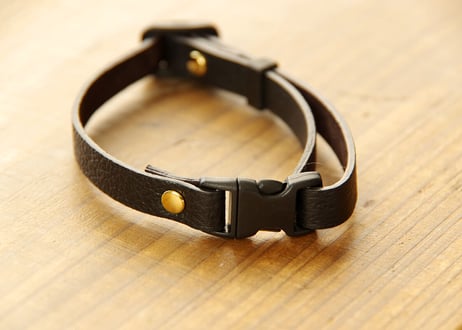 《RUSSETY》Soft leather cat collar　やさしい革の猫用首輪《5colors》