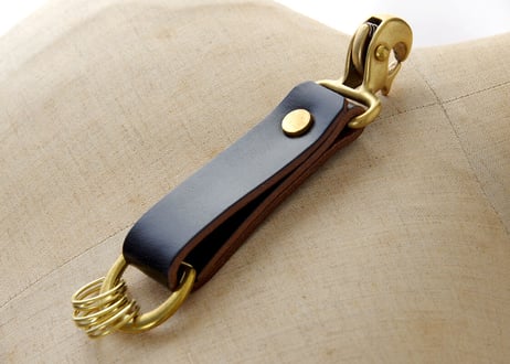 《HORWEEN CHROMEXCEL》ホーウィンクロムエクセル Brass Keyholder Small