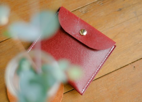 《BRIDLELEATHER》素朴な革のポチ袋　1個  《3colors》